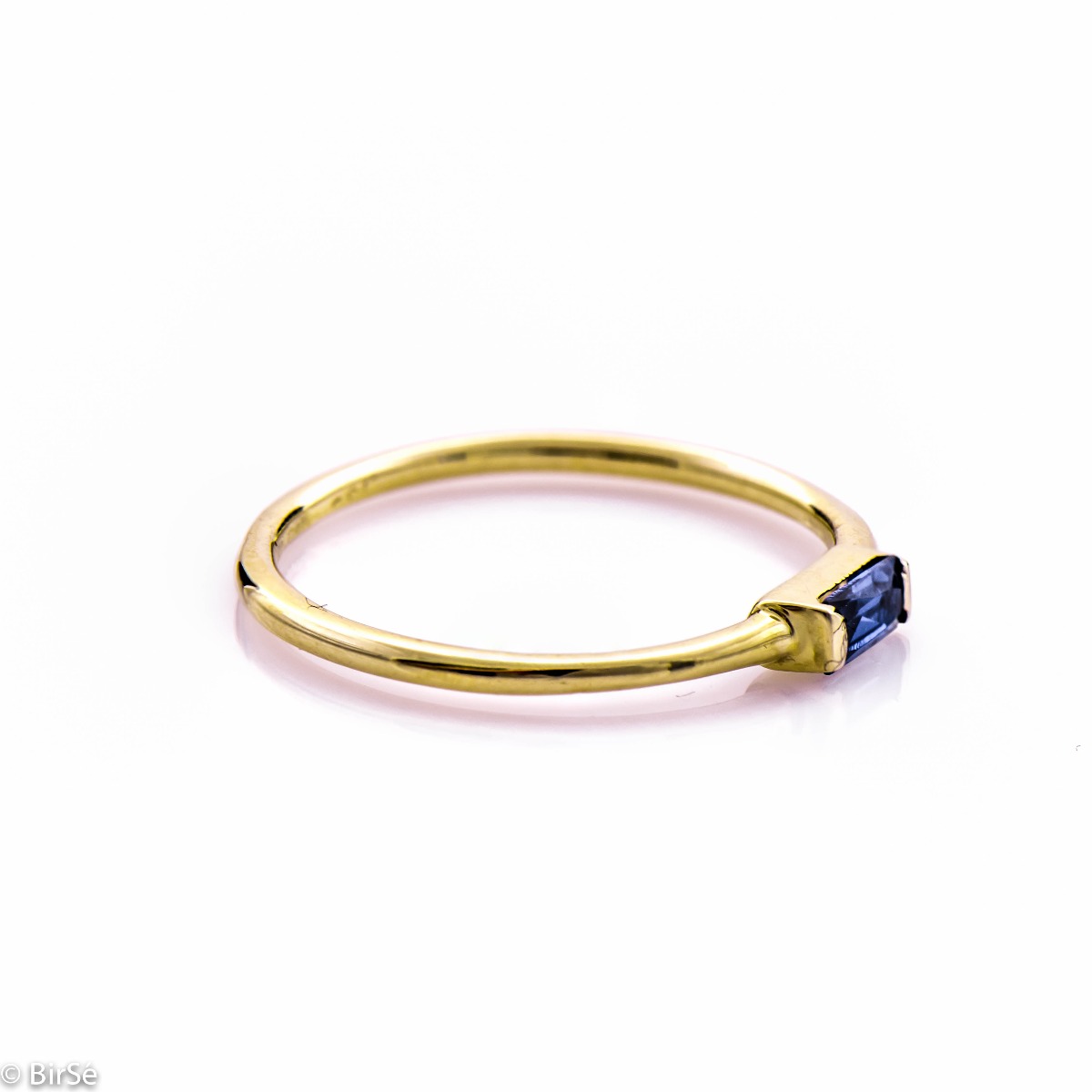 Златен пръстен - Сапфир