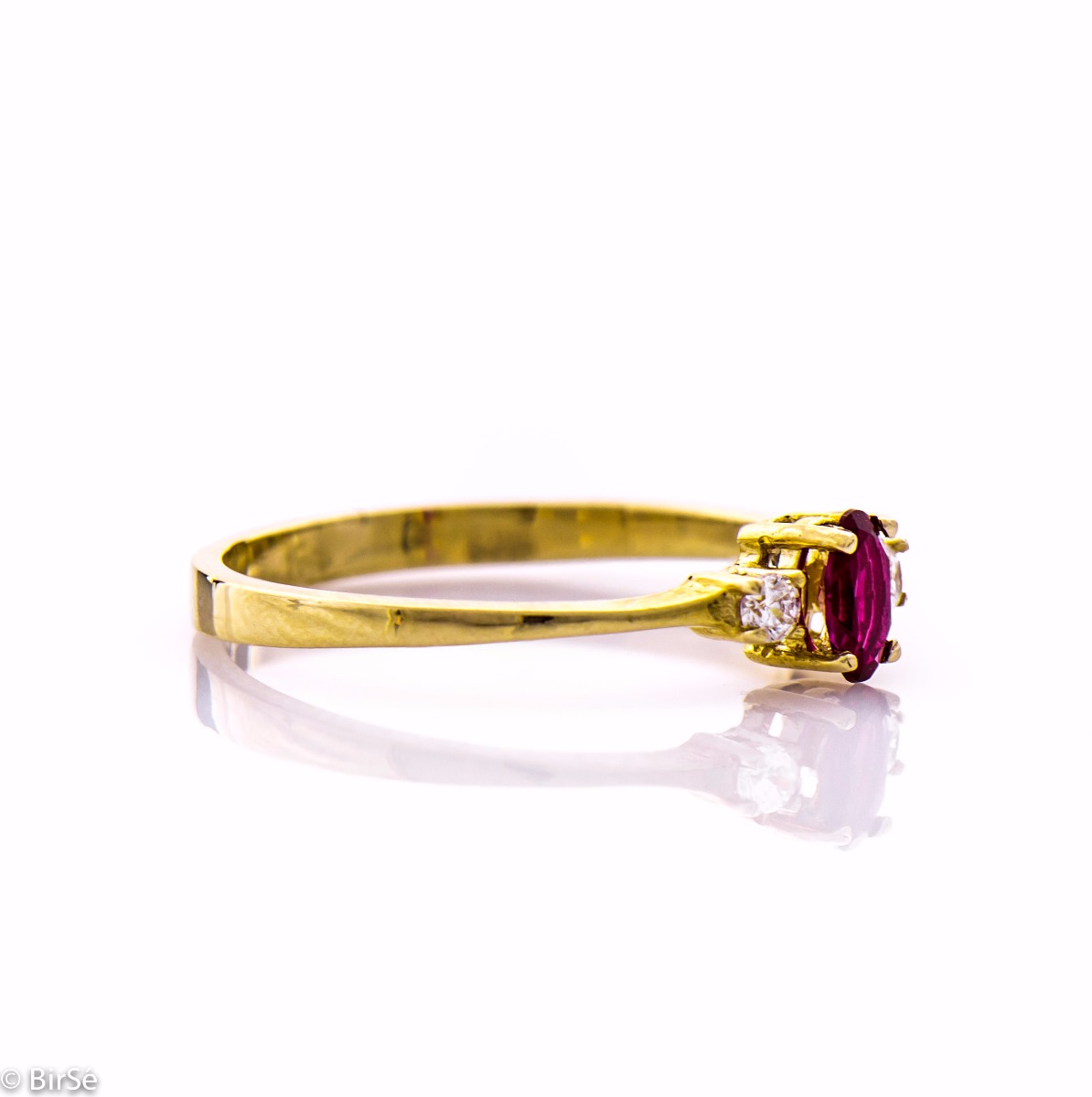Златен пръстен - Рубин