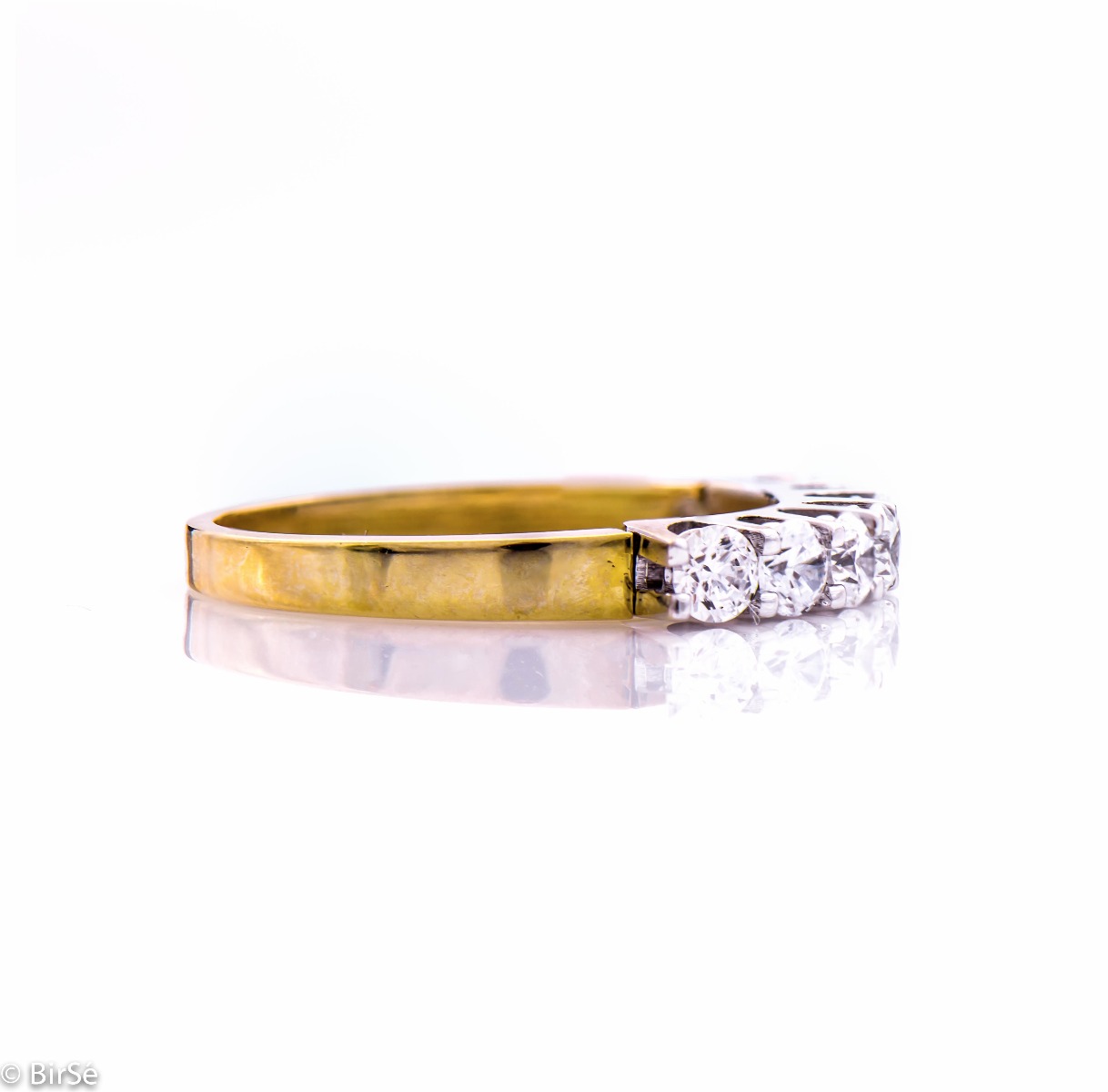 Златен пръстен - Планински кристал
