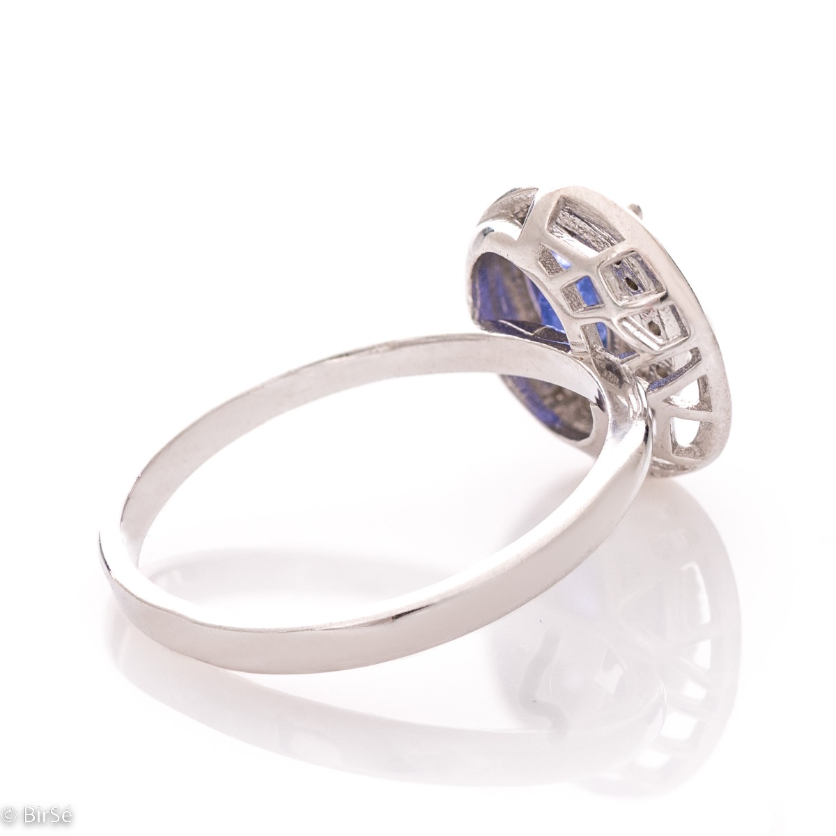 Сребърен пръстен - Естествен Танзанит 1,35 ct.