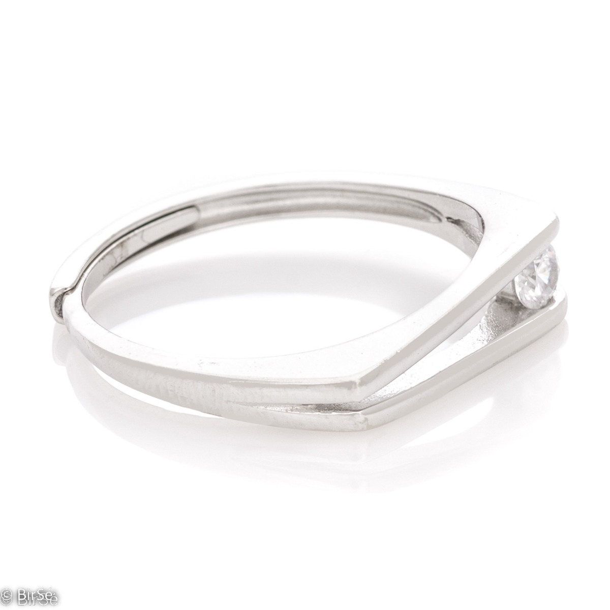 Сребърен пръстен - Циркон