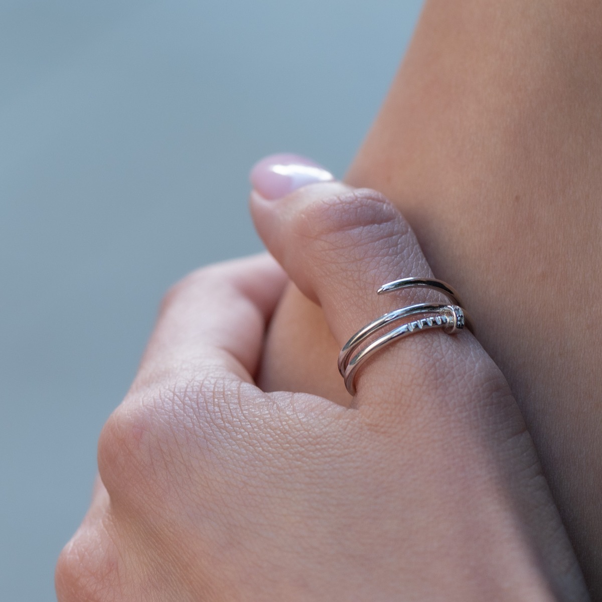 Сребърен пръстен – Пирон 695