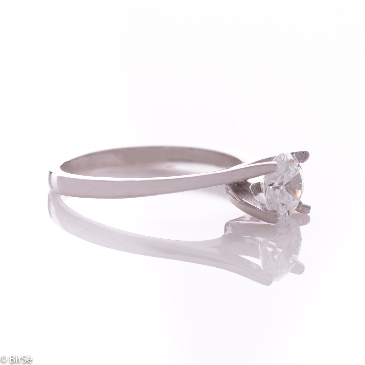 Сребърен пръстен - Циркони