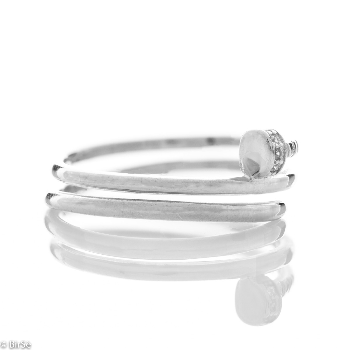 Сребърен пръстен – Пирон 695