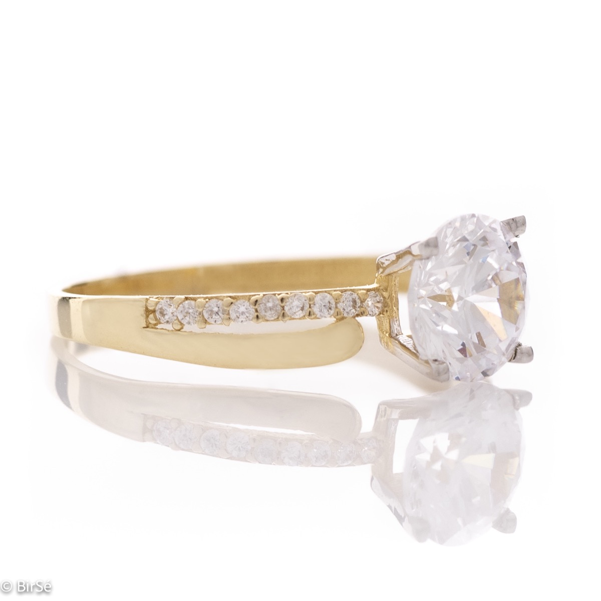 Златен пръстен - Планински кристал
