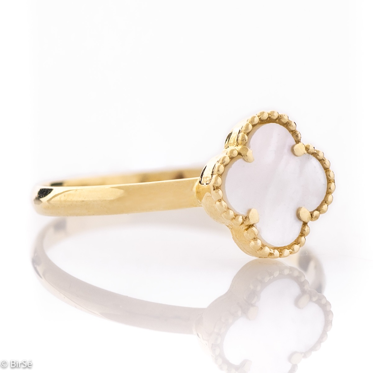 Златен пръстен - Седефено цвете