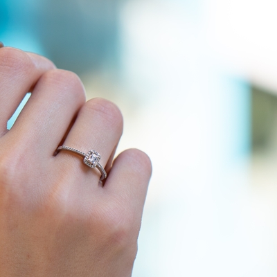 Дамски пръстен с диамант 1 - видове